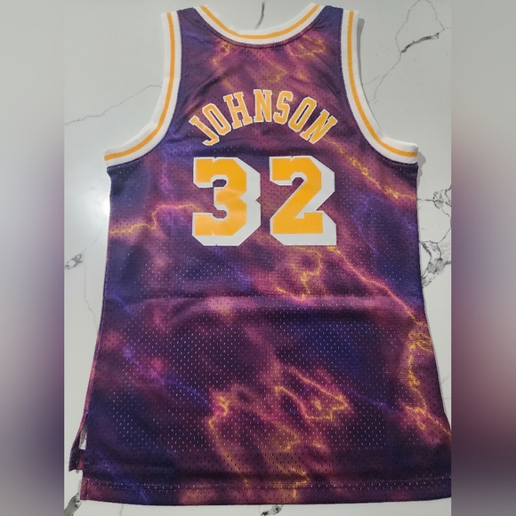 Mitchell & Ness Hardwood Classics Los Angeles Lakers Magic Johnson Women's Med - Picture 3 of 4